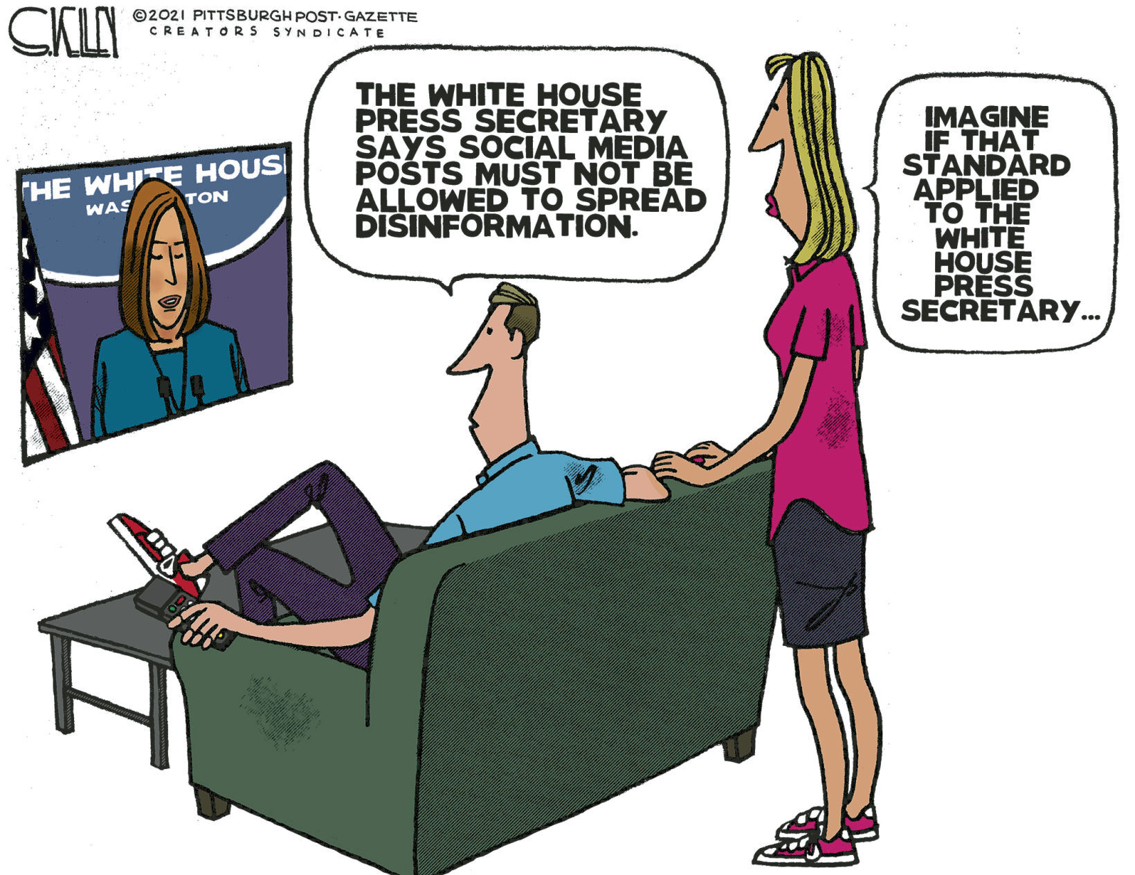 Editorial Cartoon: Steve Kelley